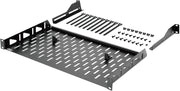 1U 19 Inch Rack Shelf 10in Depth with Support
