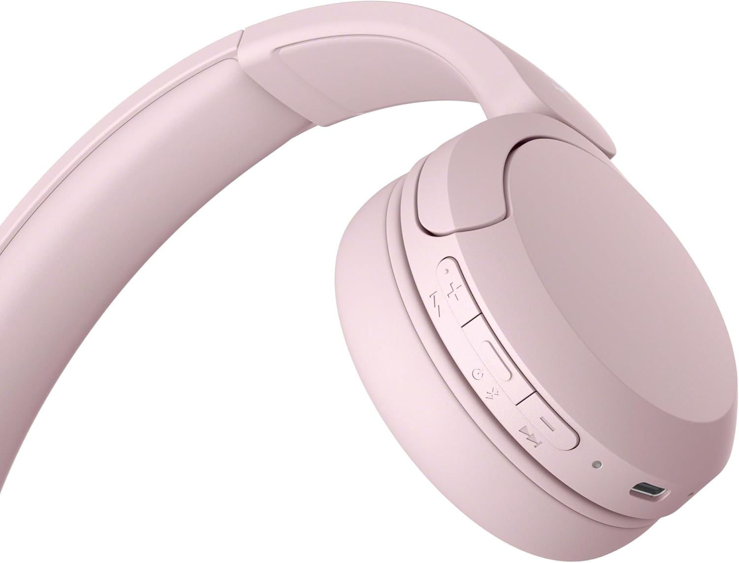 Wireless Bluetooth On-Ear Headphones 50Hr Battery Quick Charge EQ Pink