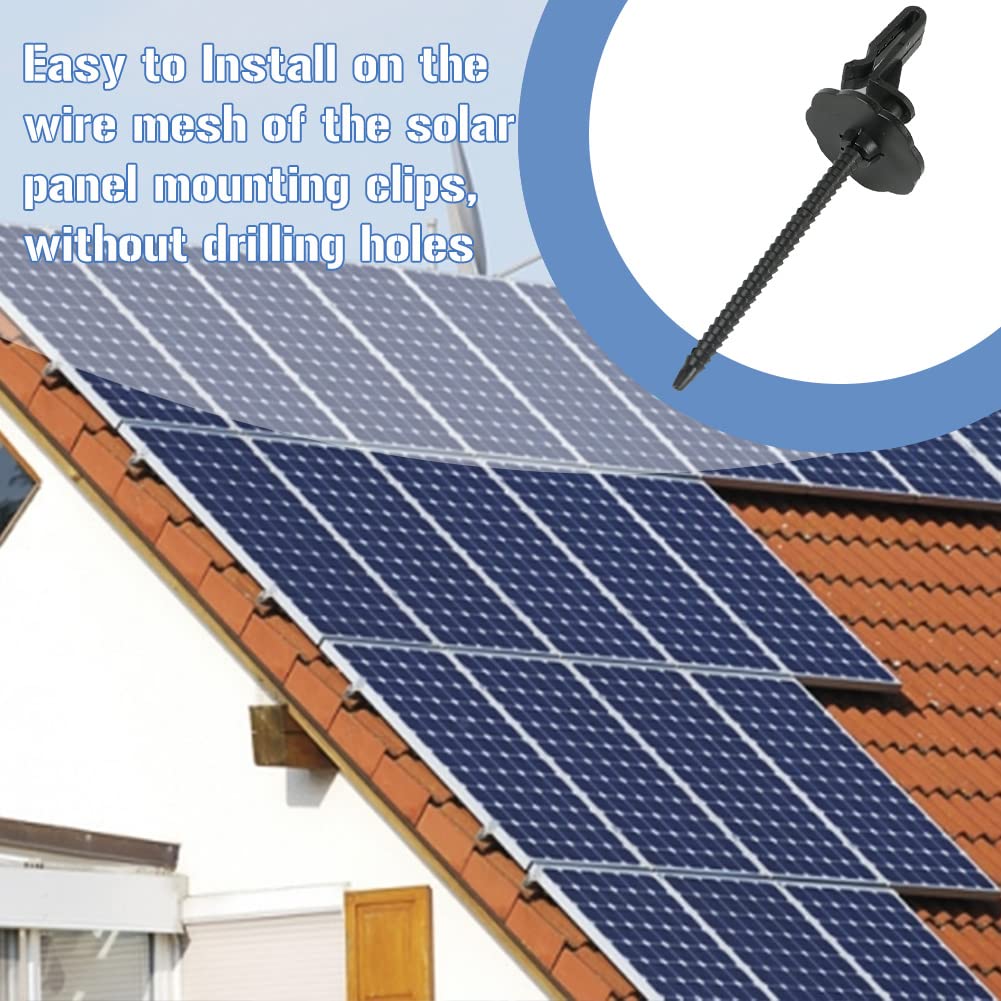 35MM Solar Panel Guard Clips 100 Pack Bird Mesh Fasteners