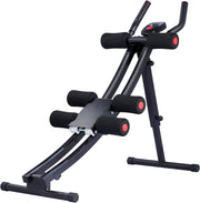 Ab Machine Core Trainer Foldable Abdominal Workout Equipment LCD