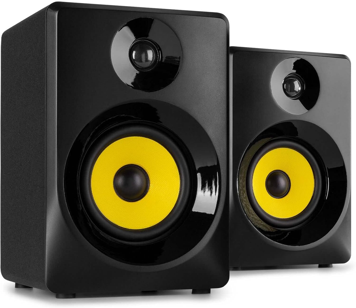 Studio Monitor Speakers 4 Inch Powered 100W Bluetooth Audio Pair