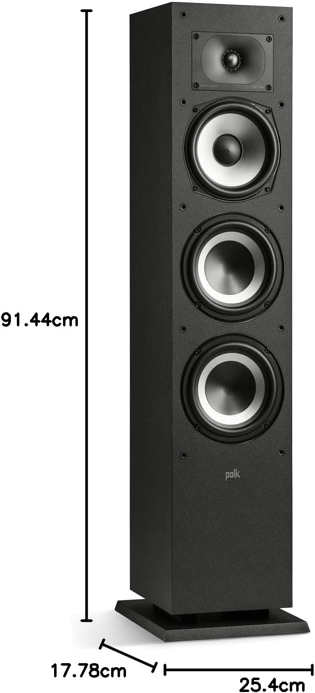 Tower Speaker Hi Res Dolby Atmos DTS X Floor Standing Home Audio