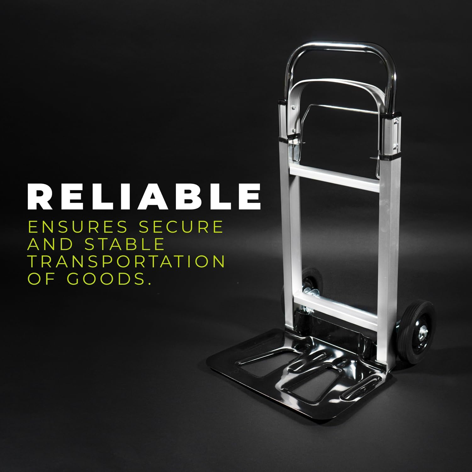 Portable Folding Hand Truck Trolley 90KG Aluminium Cart