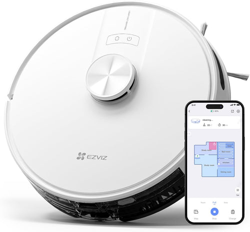 Robot Vacuum Mop 4000Pa LiDAR Mapping WiFi App Alexa Pet