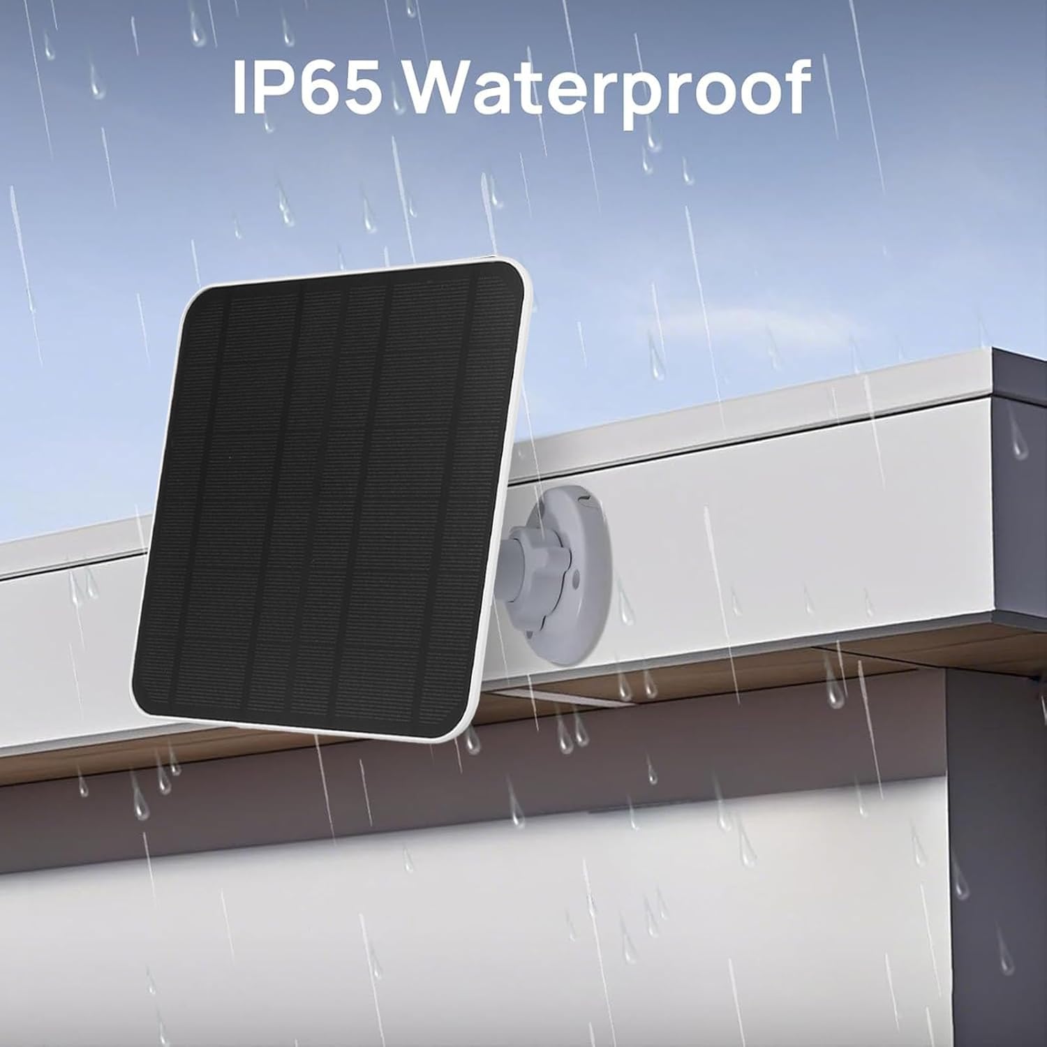 2 Pack 12W Solar Panels for Ring Camera IP65 9.8ft Cable