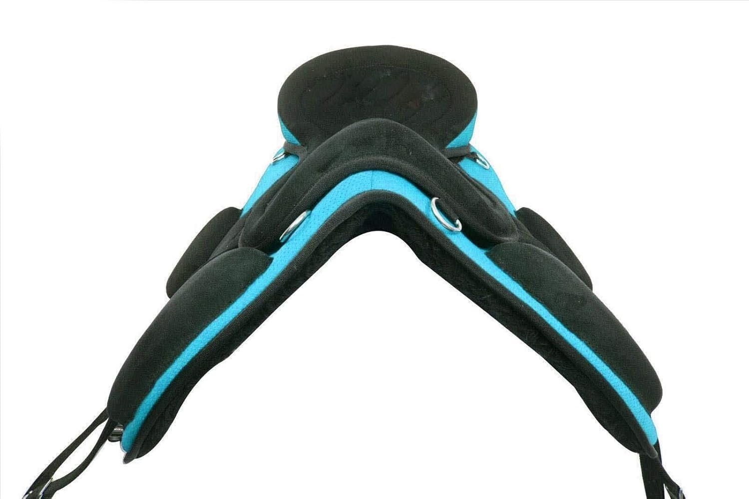 Sky Blue Freemax Treeless Horse Saddle With Stirrups