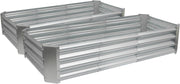 Raised Garden Bed Metal Planter 180cm Galvanized Steel 2 Pack