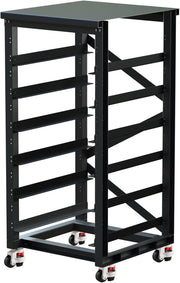 3U 6 Layer Server Rack with Wheels Energy Storage