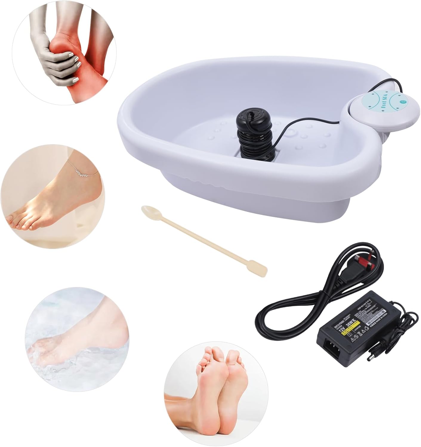 Ionic Foot Detox Bath Machine Portable Ion Foot Spa Relax Timer