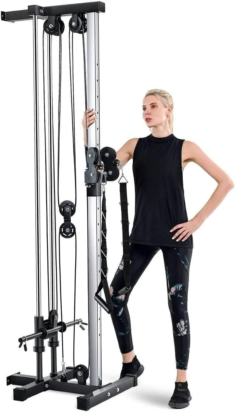Wall Mounted Cable Crossover Home Gym Pulley Machine 250kg