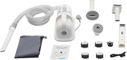 Dog Cat Grooming Vacuum Kit Quiet Low Noise 350W Clipper White