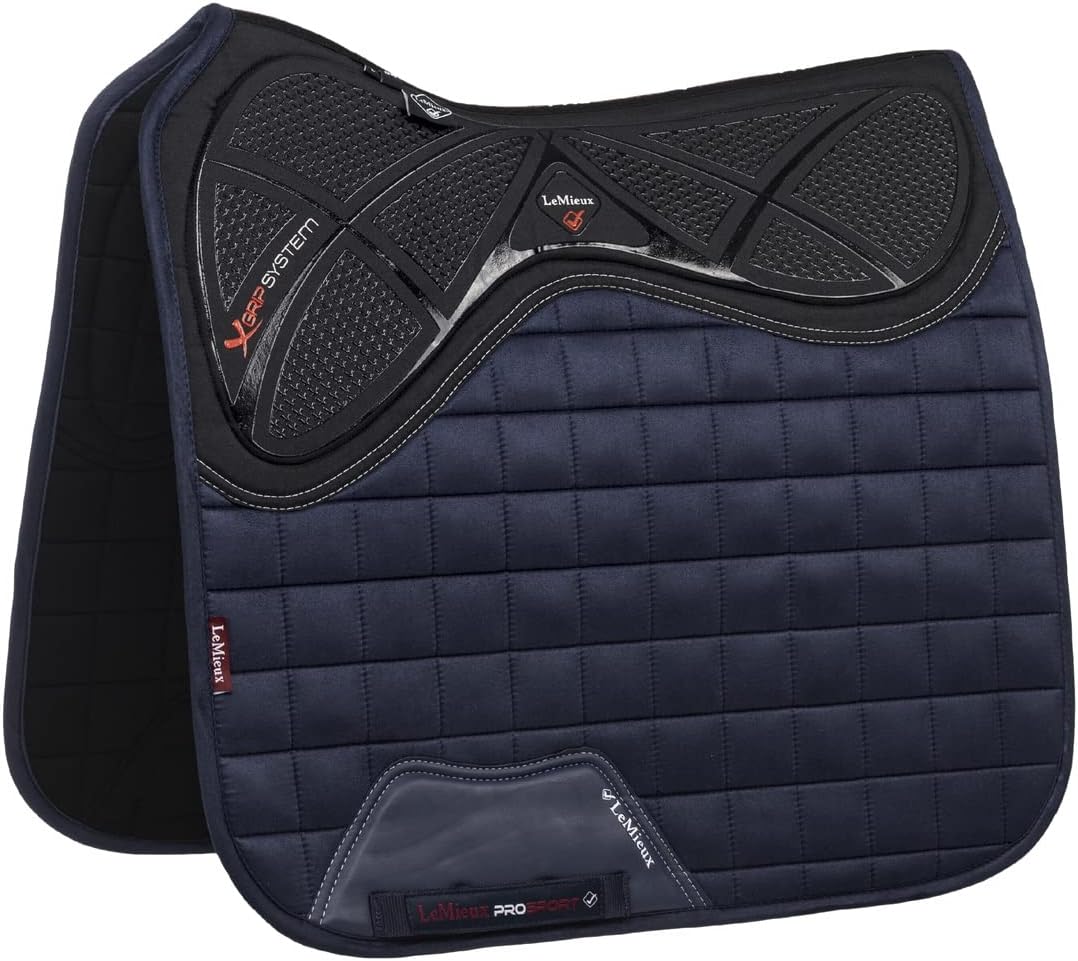 Euro Jump Saddle Pad X Grip Suede Bamboo