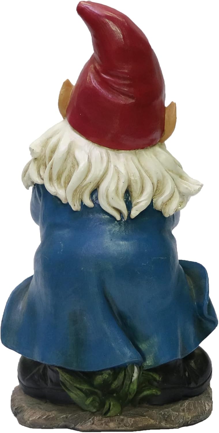 Rock n Roll Garden Gnome Statue Resin Singing Figurine 10 Inch