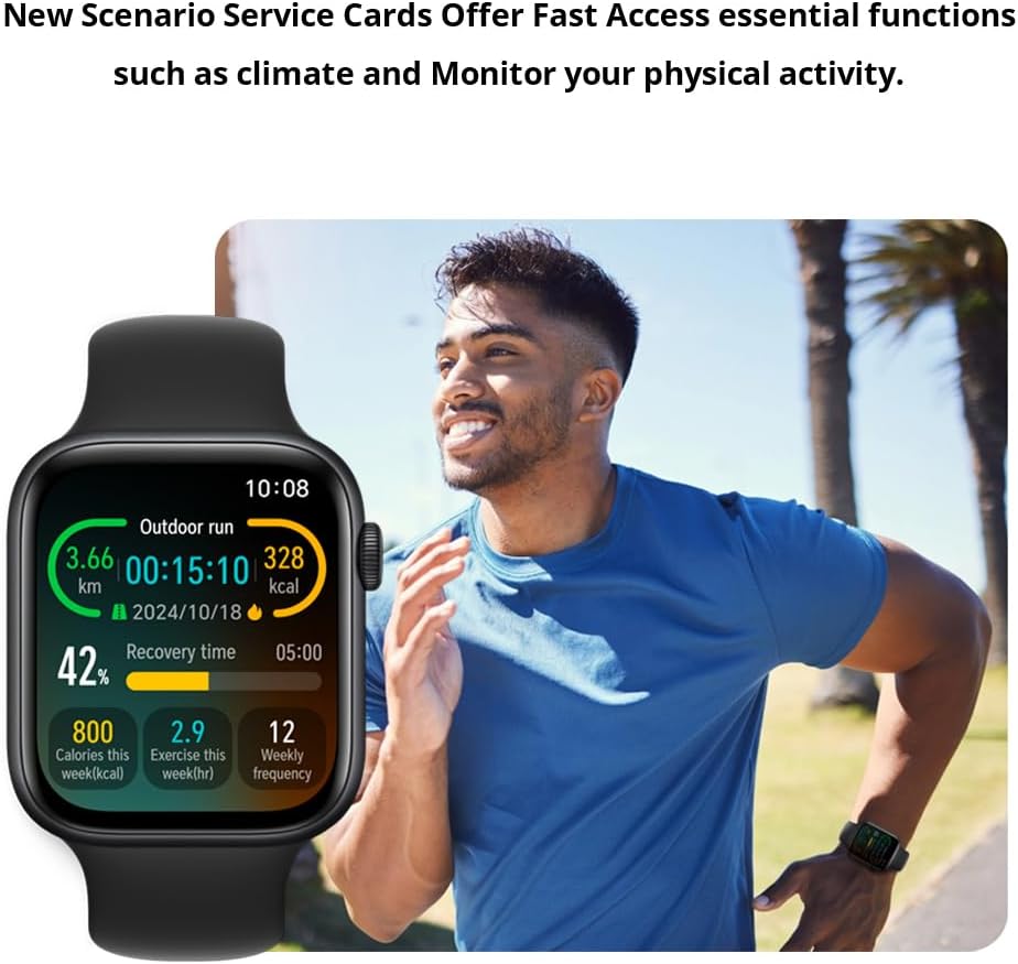 AMOLED Smart Watch GPS 15 Day Battery Fitness