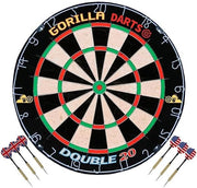 Bristle Dart Board Set Steel Tip Darts Staple Free Bullseye