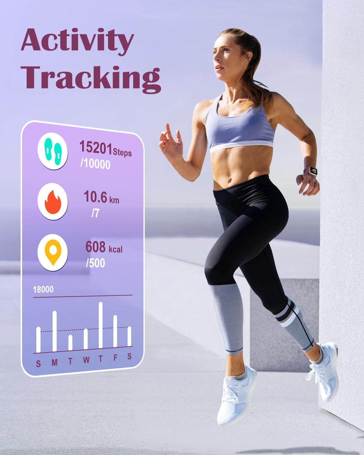Smart Watch Bluetooth Call 100 Sports Heart Sleep IP68