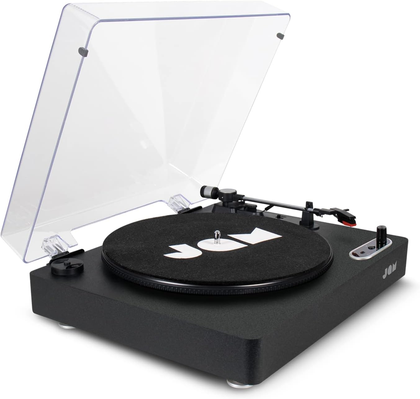 Wireless 3-Speed Turntable with Bluetooth, Vinyl to MP3, Dust Cover