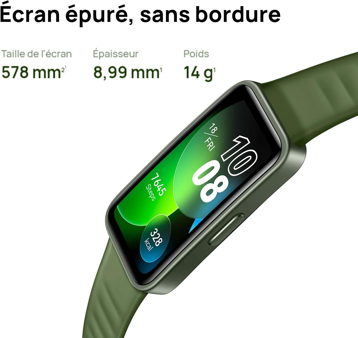 AMOLED Fitness Smart Band Sleep Tracker Waterproof Activity Watch