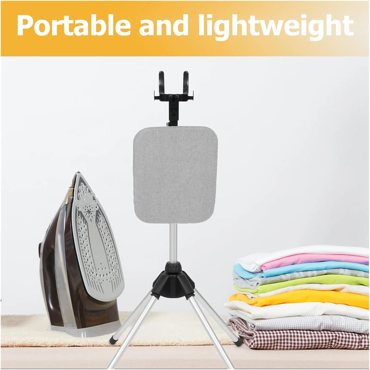 Clothes Steamer Stand Folding Ironing Rack Adjustable Hanger Board