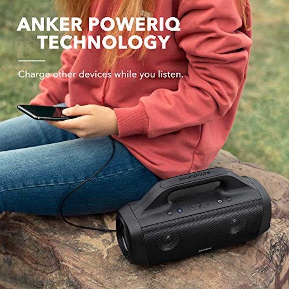 Portable Bluetooth Speaker 30W Loud Bass IPX7 Waterproof 24H Playtime