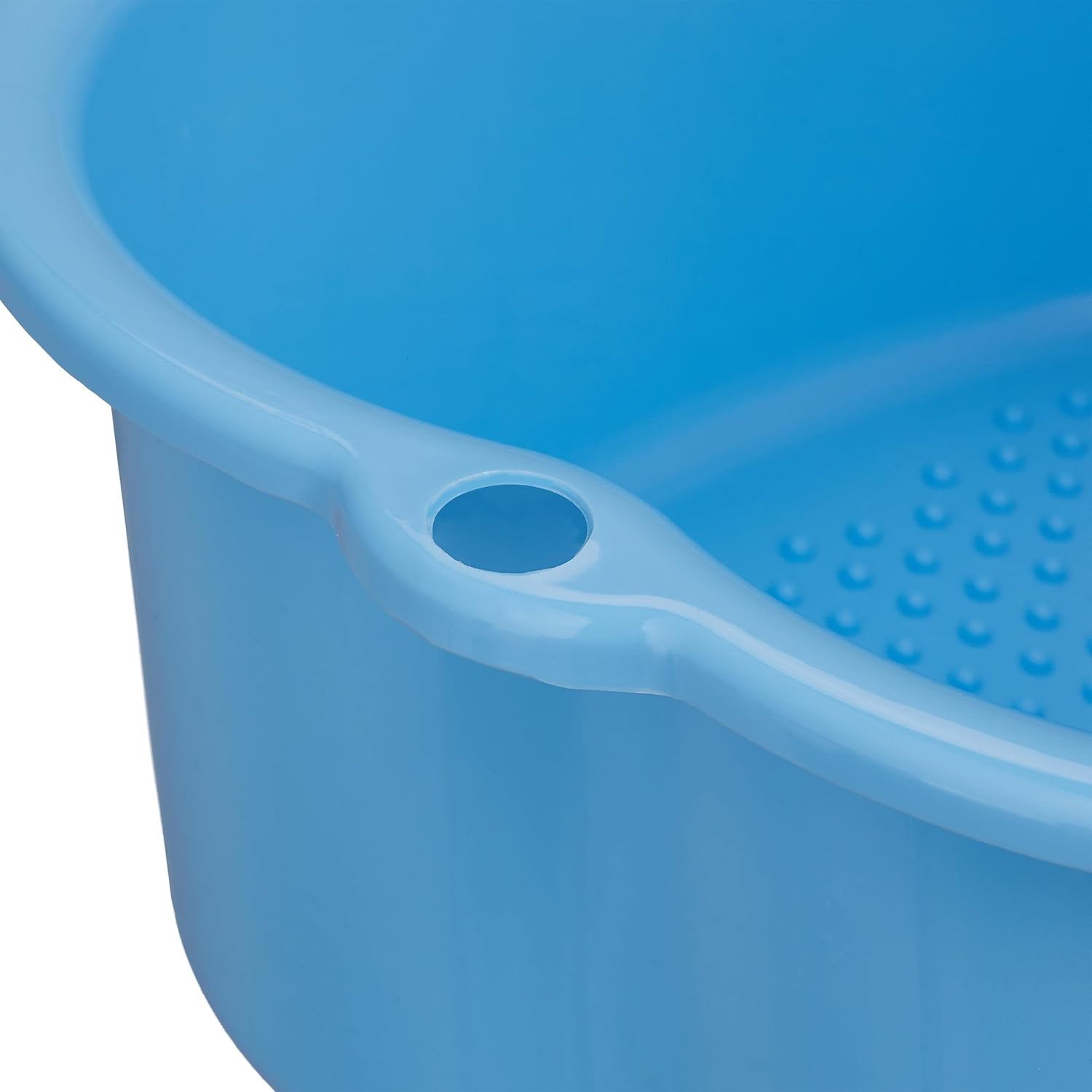 Foot Bath Basin Pedicure Spa Tub Massage Nubs Compact Blue