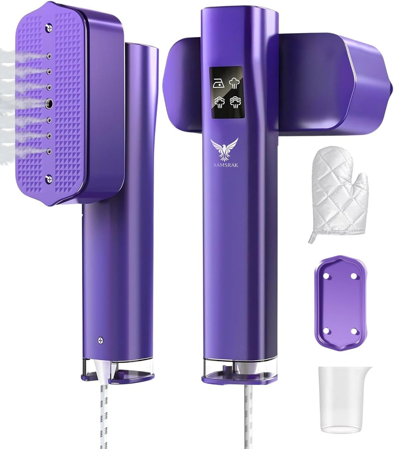 Travel Garment Steamer Dual Voltage 1200W 20s Heat Portable