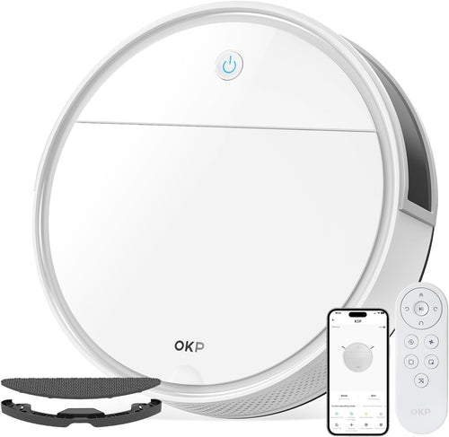 Robot Vacuum Mop 5000Pa 180Min WiFi App Alexa Slim Pet Hair