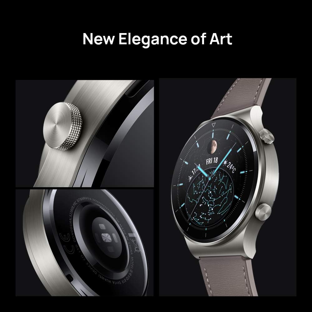 AMOLED Smart Watch 2 Week Battery GPS Calls Black