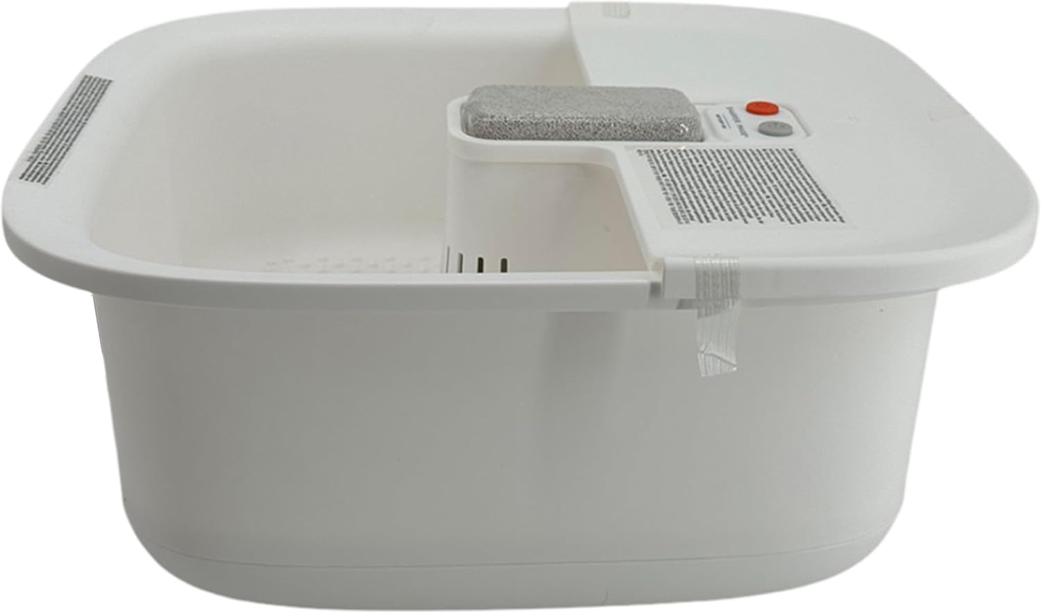 Heated Foot Spa Massager Bubble Soak Bath Pumice Stone Home Foot Spa