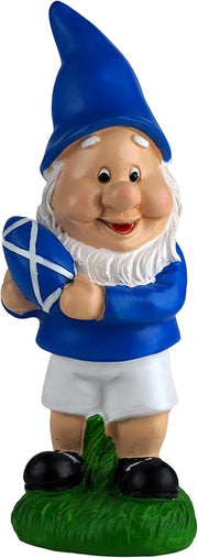 Scottish Rugby Gnome Statue 20cm Resin Garden Ornament