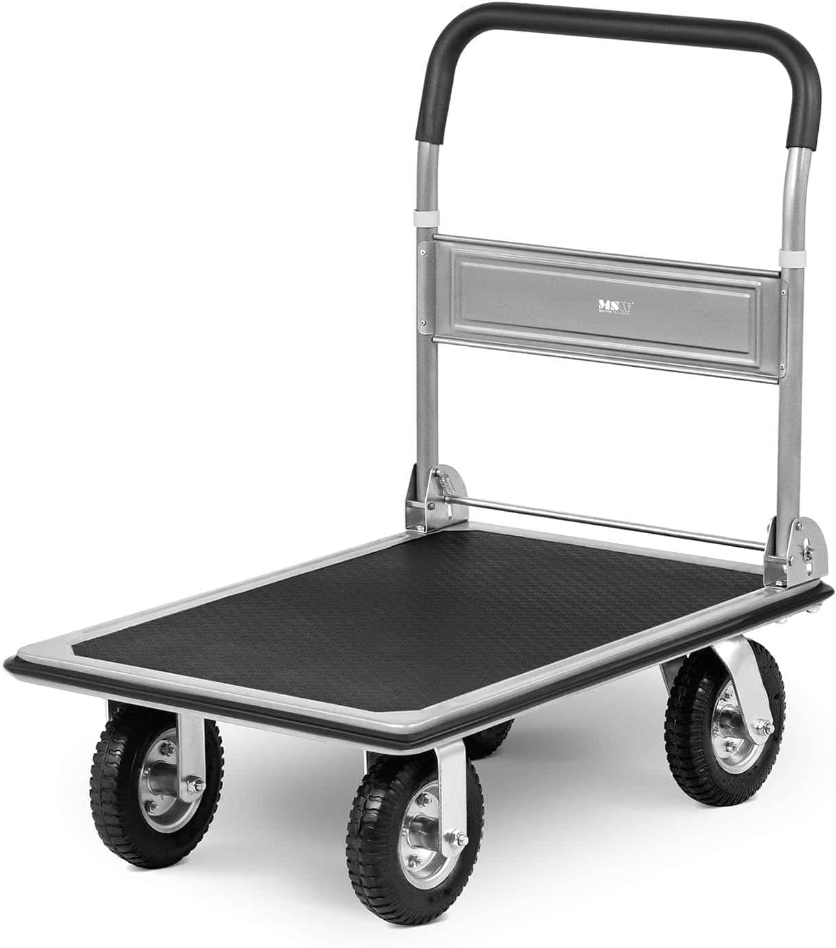 300KG Platform Trolley Flatbed Truck 80x60cm Foldable