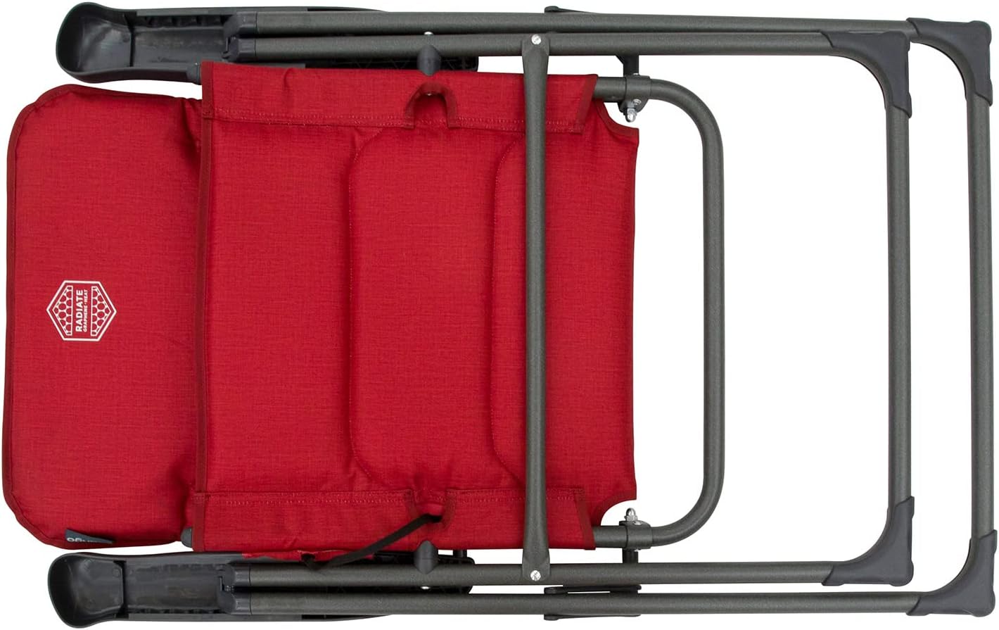 Heated Reclining Camping Chair Padded Tall Folding Seat