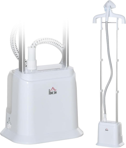 Upright Garment Steamer 1960W 1.7L Tank 6 Steam Levels Fast Heat