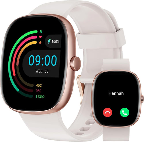 Women Smart Watch Bluetooth Call 100 Sports Fitness Tracker