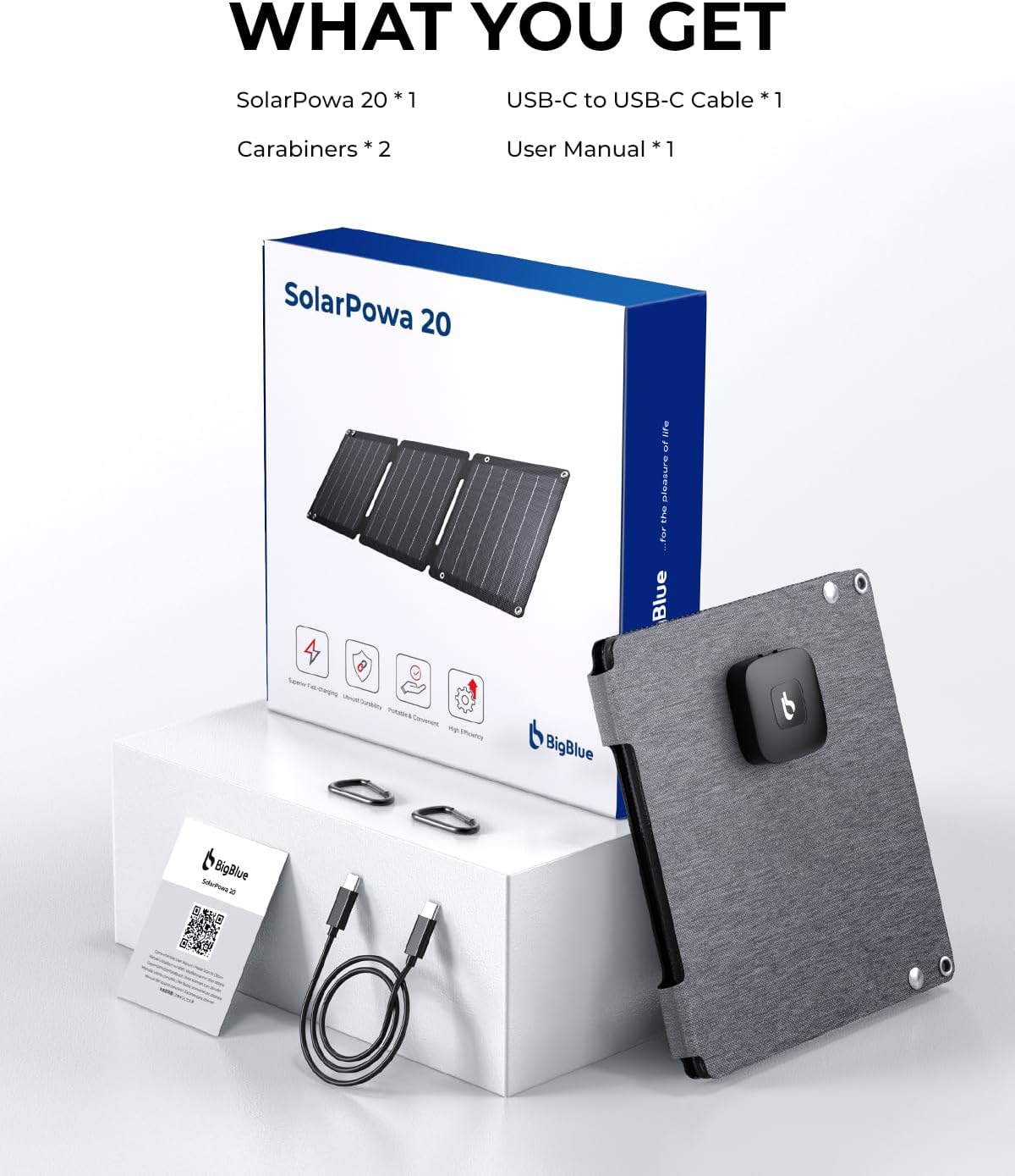 21W Ultra Light Foldable Solar Charger USB C Waterproof