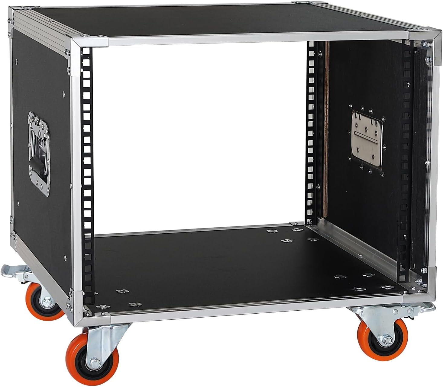 8U 19 Inch Rack Mount Storage Cabinet on Wheels Mobile Stand