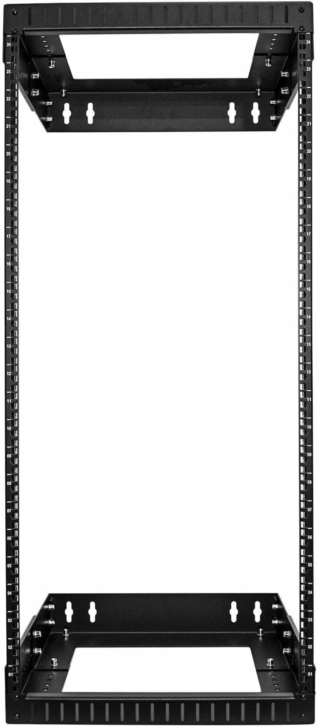 24U 19in Wall Mount Open Frame Network Rack