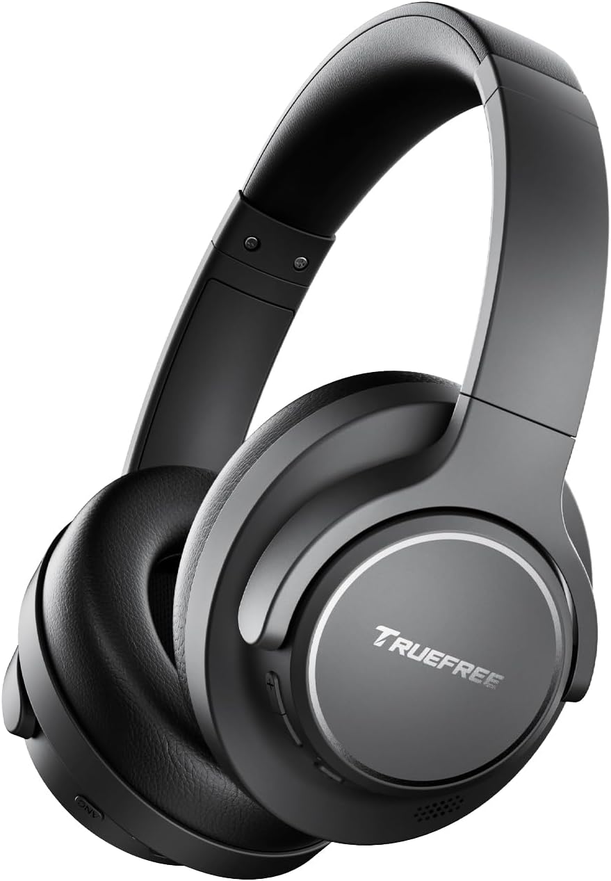 Wireless Over Ear Bluetooth Headphones ANC 125 Hour Battery
