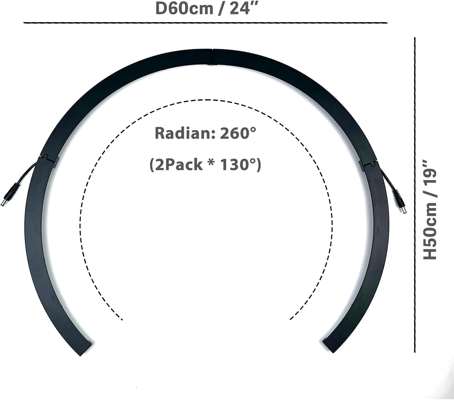 Dart Board LED Light 260 Degree Adjustable Brightness Pro Setup