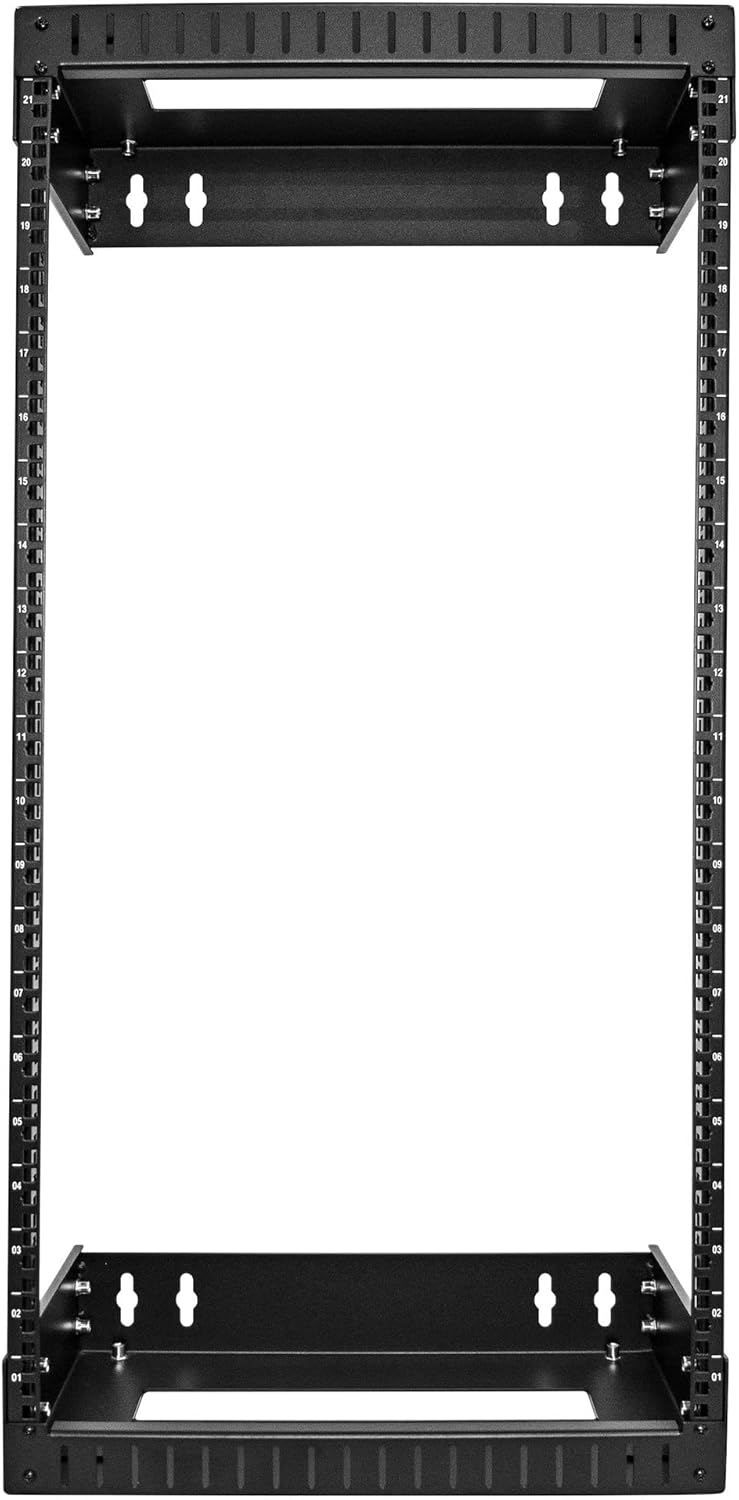 21U Wall Mount Network Rack 19 Inch Adjustable Open Frame