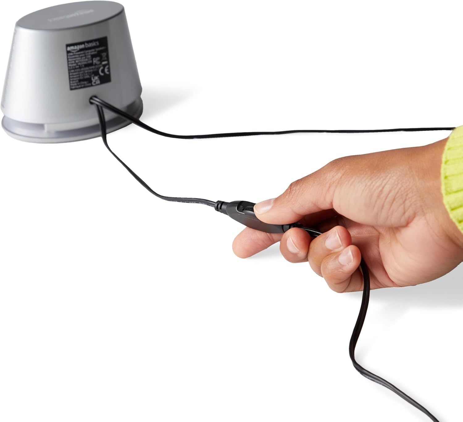 USB Powered PC Laptop Stereo Speakers 3.5mm Aux Compact Silver