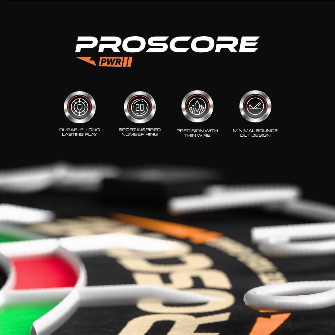 Professional Sisal Dartboard 18in Thin Wire Low Bounce Target