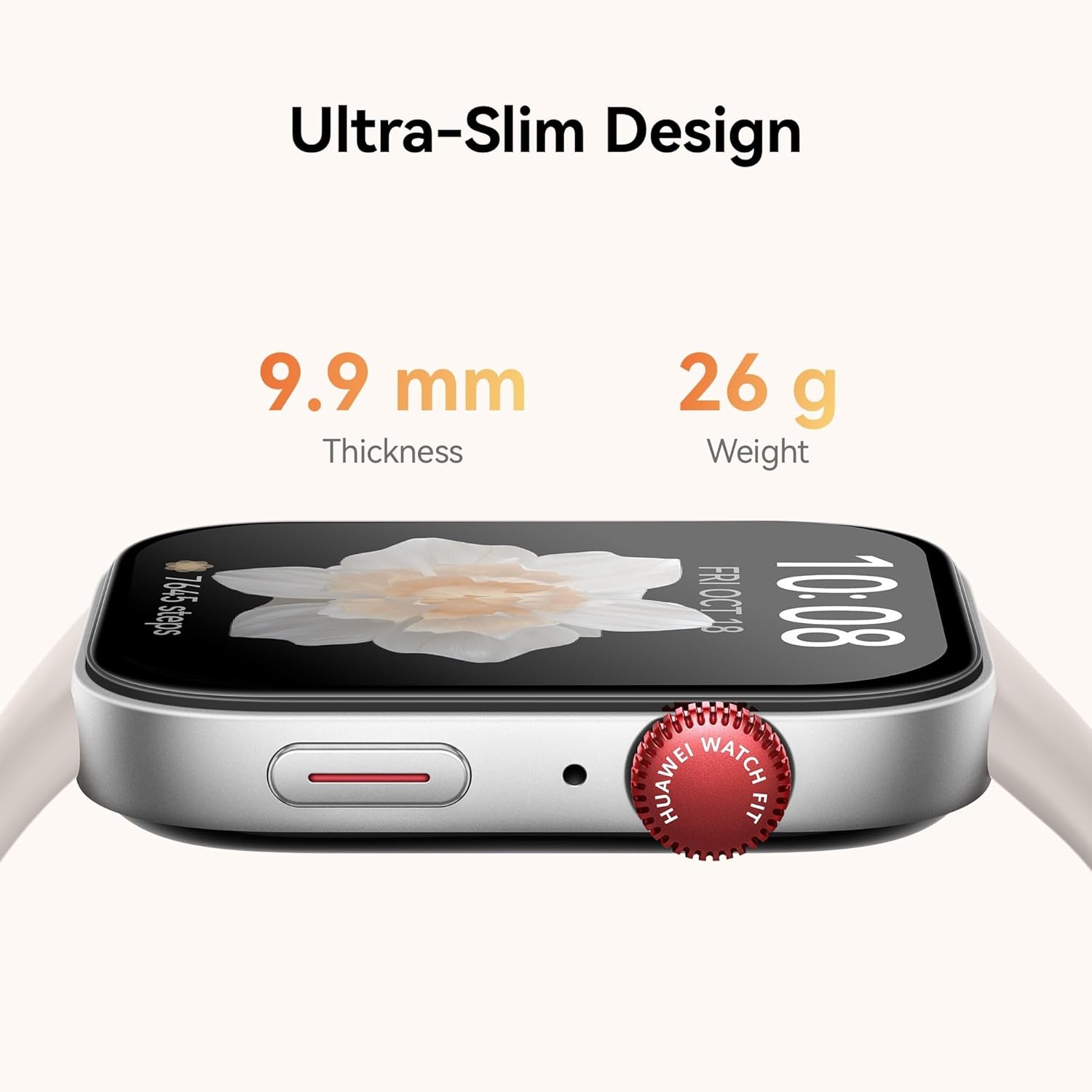 Pink AMOLED Smart Watch GPS Call 10 Day Battery