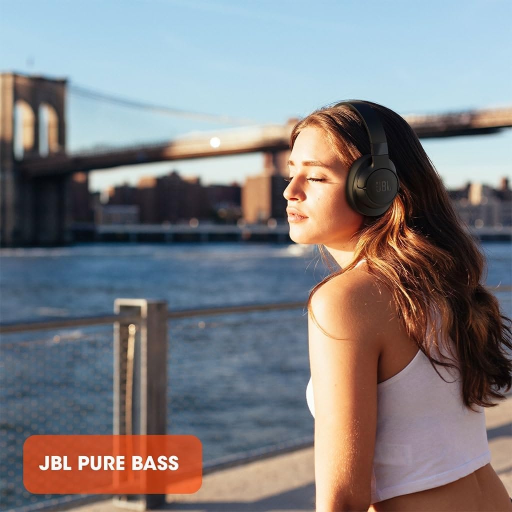 Bluetooth Noise Cancelling Over Ear Headphones 35H Battery