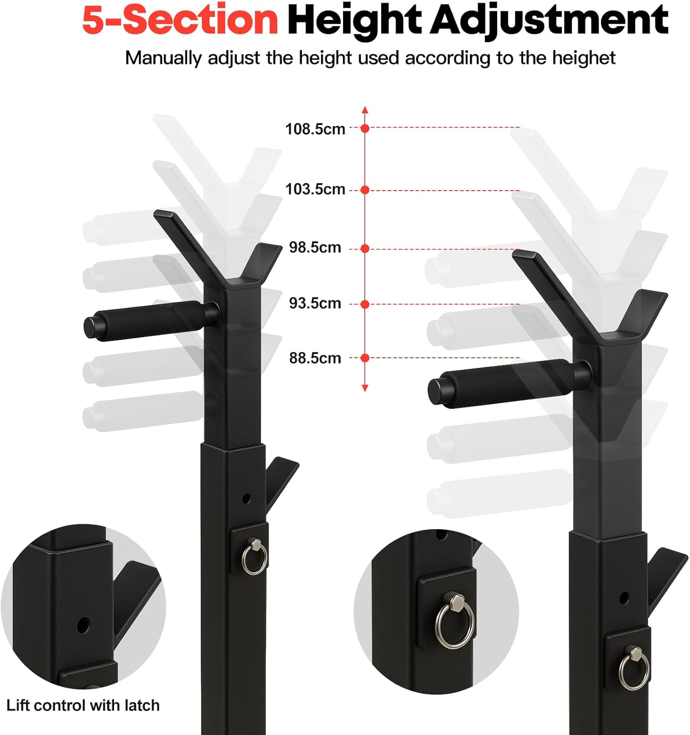 Adjustable Weight Bench Barbell Rack Foldable Bench Press Dip Station