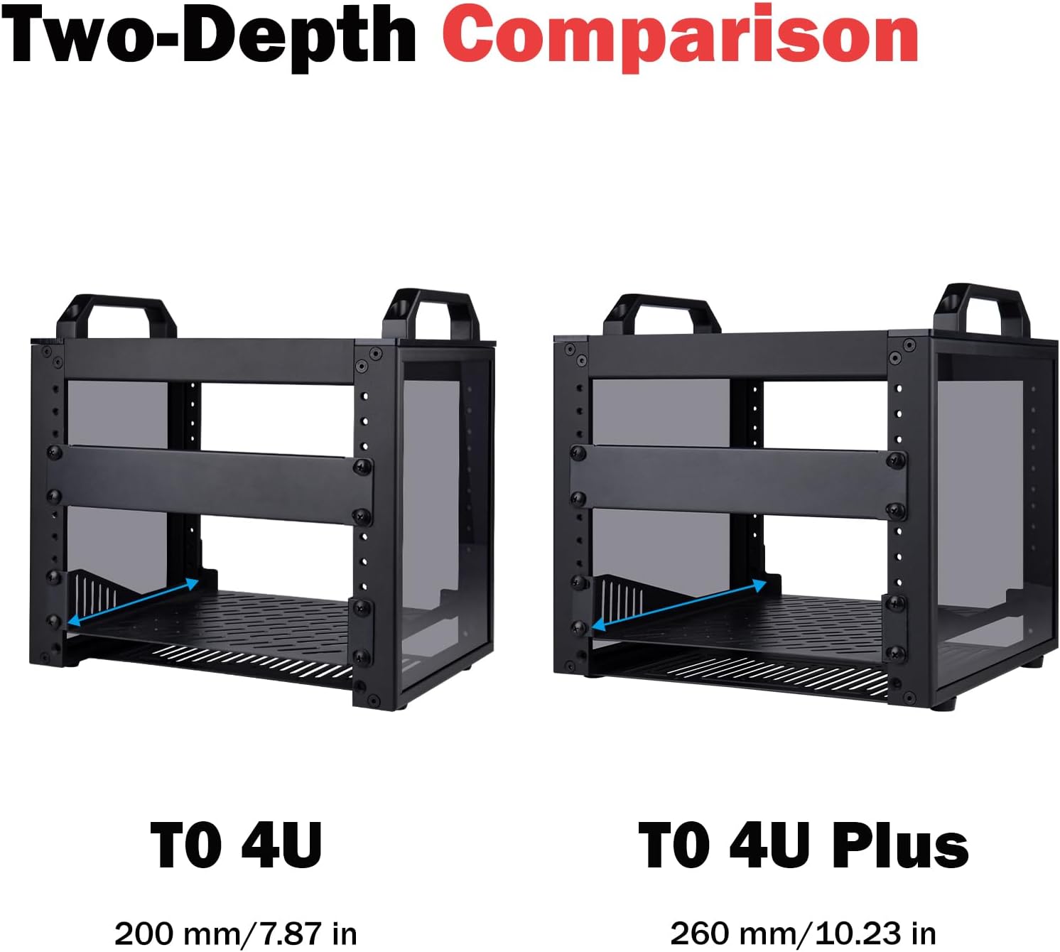10 Inch 4U Mini Server Rack Cabinet 260mm Desktop NAS AV Rack