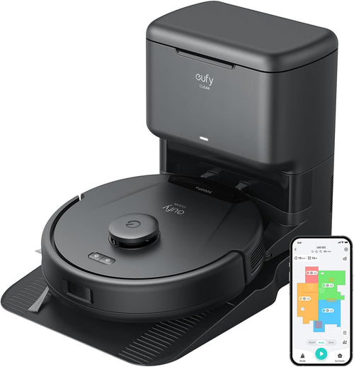 Self Empty Robot Vacuum 5000Pa Laser Mapping Pet Hair