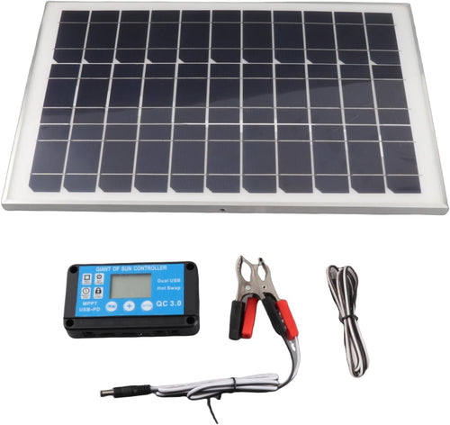 100W Solar Panel Kit 12V 24V with 20A Controller