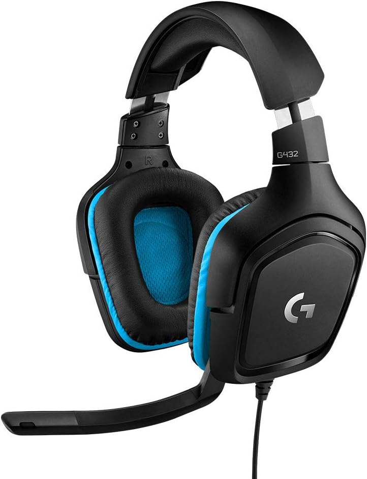 Wired Gaming Headset 7.1 Surround Sound 50mm Drivers Mic