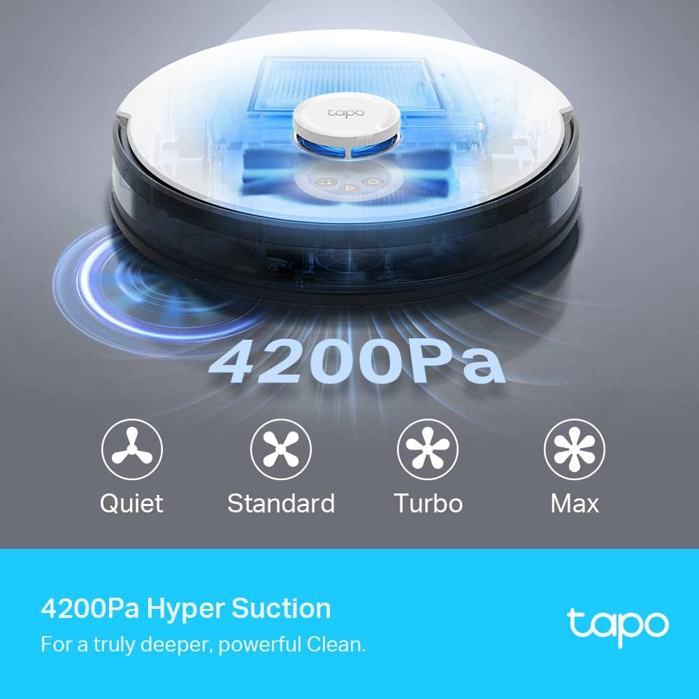 Robot Vacuum Mop 4200Pa Self Empty LiDAR Mapping 70 Days WiFi